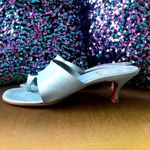 Louboutin kitten heel slide